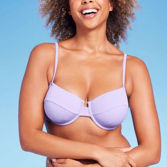 Shade & Shore Other - Women's Shade & Shore Swim Shade & Shore Ribbed Underwire Bikini Top